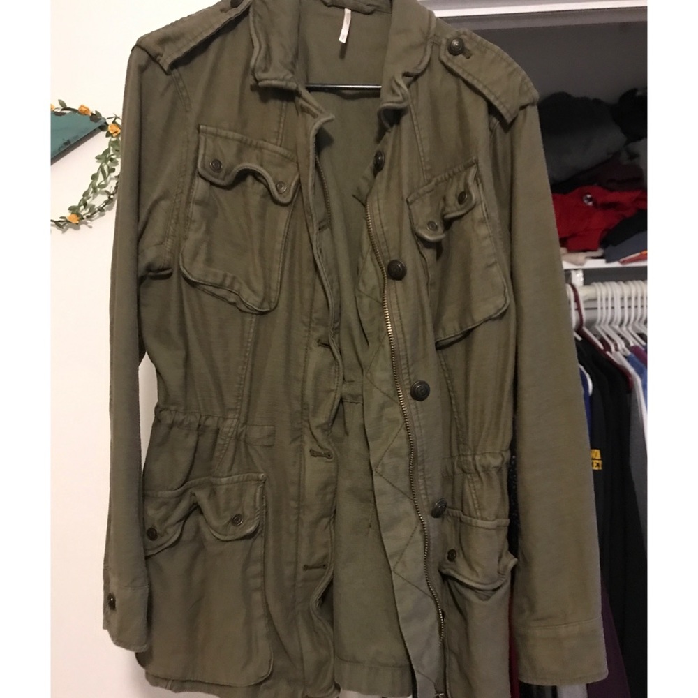 Freepeople green jacket